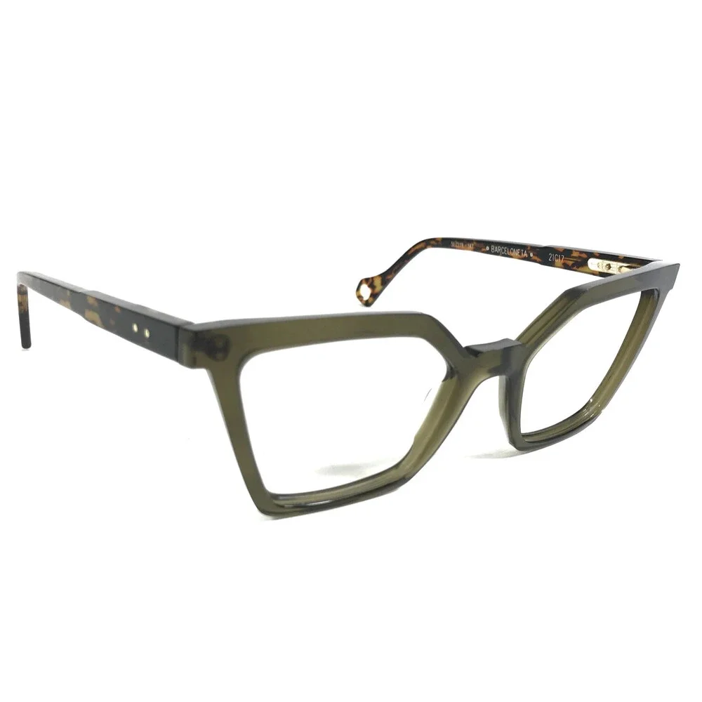 Anne & Valentin Eyeglasses Frames BARCELONETA 21C17 Olive Tortoise 51-19-147
